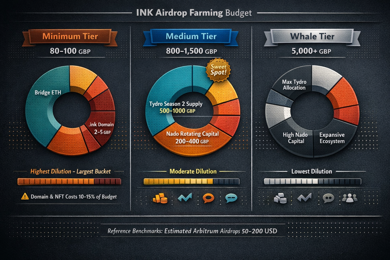 A sidebyside threetier comparison showing how capital splits across protocols and activities at mini